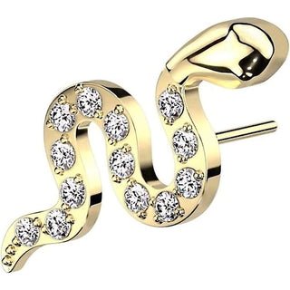 Titanium Top top snake zirconia Push-In