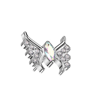 Top Top Butterfly Zirconia Push-In