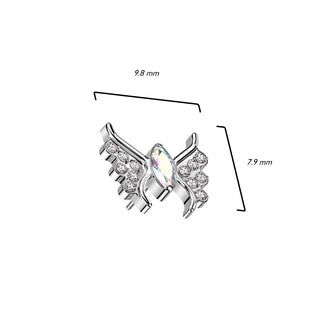 Top Top Butterfly Zirconia Push-In