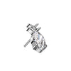 Top Top Pineapple Zirconia Push-In