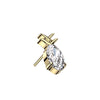 Top Top Pineapple Zirconia Push-In