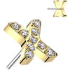 Titanium Top Zirconia Cross Push-In