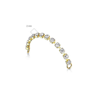 Nose Stud Piercing Zirconia