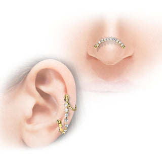 Nose Stud Piercing Zirconia
