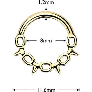 Ring spikes Segment