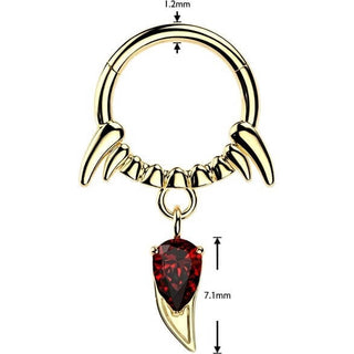 Ring vampire fangs zirconia Segment
