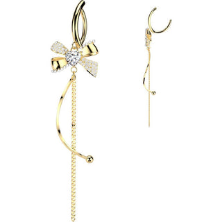 Belly Button Piercing bow zirconia