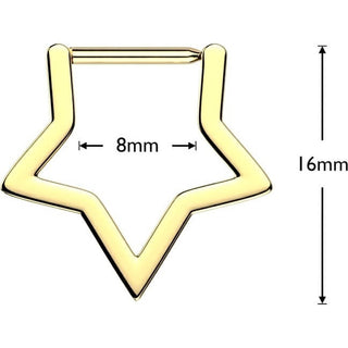 Titanium Ring star Segment