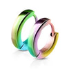 Hoop Earring 316L Huggie Earring Small Plain Dome 1 Pair