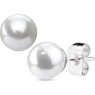 Stud Earring 316L Earring Studs Pearl 1 Pair