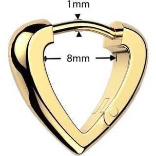 Hoop Earring Chevron 1 Pair