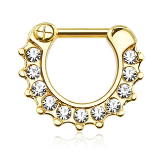 Septum Piercing Clicker Zirconia Clicker