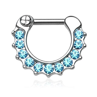 Septum Piercing Clicker Zirconia Clicker