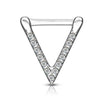 Septum Piercing Clicker Triangle Zirconia Clicker
