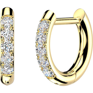 Earring Zirconia Accent 1 Pair