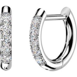 Earring Zirconia Accent 1 Pair