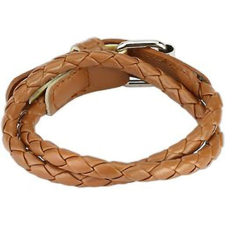 Bracelet Double Brown Braided