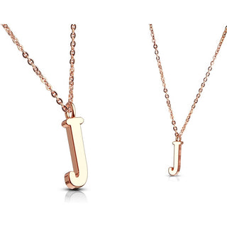 Necklace Letters A-Z Roségold