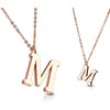 Necklace Letters A-Z Roségold