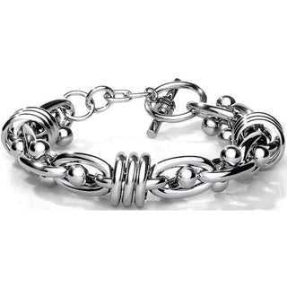 Bracelet 316L Bracelet Moving Dumbbell Chain Links Toggle Clasp