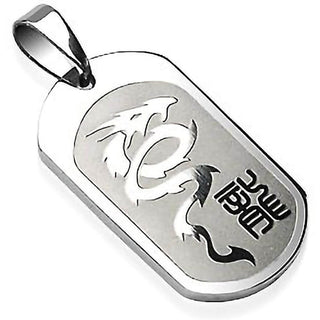 Pendant 316L Pendant Dragon Engraved