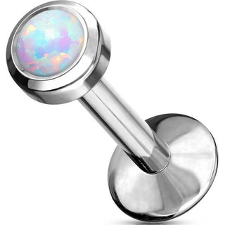 Titan Labret Opal Rund Innengewinde