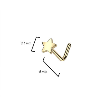Nose L-Shape Star Round
