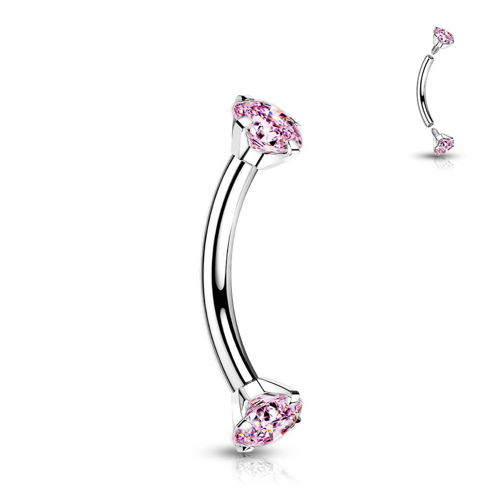 Mayhoop Piercing de Nombril Grossesse 14G Acrylique Flexible Clair 32mm Mayhoop Piercing de Nombril Grossesse 14G Acrylique Flexible Clair 32mm