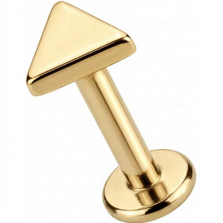 Titan Labret Geometrisches Dreieck Aufsatz Innengewinde