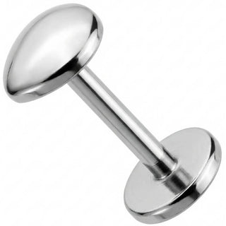 Titan Labret Glatter Gewölbter Ovaler Aufsatz Innengewinde