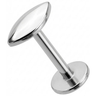Titan Labret Solide Marquise Form Innengewinde