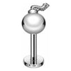 Titanium Labret Bomb Internally Threaded
