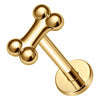 Titanium Labret Bone Internally Threaded